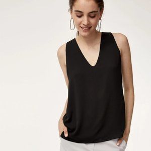 Aritzia Babaton Maddox Blouse in Black